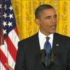 President Obama speaking at the White House on Friday, September 10, 2010