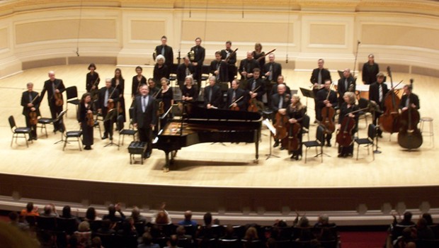 The crowd's rousing ovation brings Ohlsson back to the stage for an encore Chopin's Waltz No. 7 in C-sharp minor.
