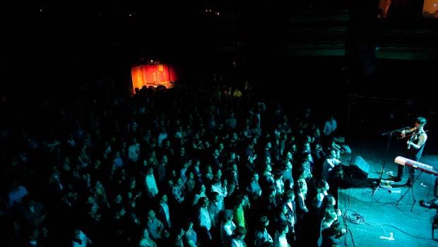 Owen Pallett performs at Webster Hall on April 22