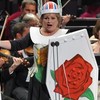 Soprano Susan Bullock sings 'Rule Britannia' at the BBC Proms