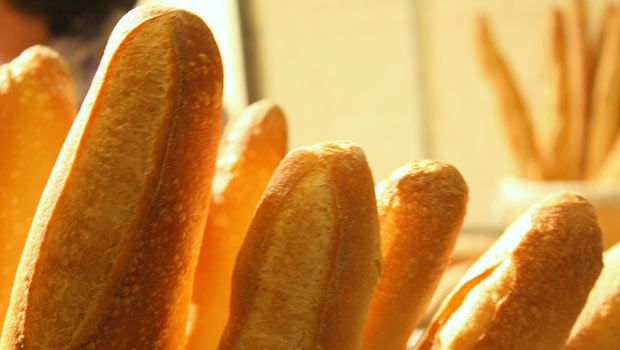 A batch of Pain D'Avignon artisanal bread.