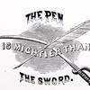 The pen is mightier than the sword.