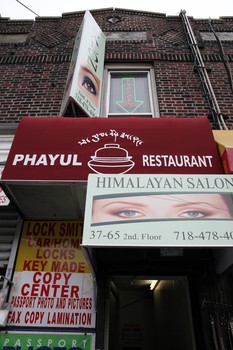 Phayul is located on the second floor of 37-65 7th St. in Jackson Heights.