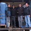 Bill Hennessy (far right) with the brainy piano movers of Keyboard Express