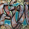 Part of a mural by Pink at S. 9th St. and Havemeyer St.
