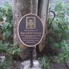A plaque in honor of Sergio Gabriel Villanueva, part of a memorial that Tanya Villanueva Tepper puts up each year. She had plans to marry the former firefighter before he was killed on 9/11.