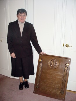 The convent where the Manhattan historian recovered the plaque to Mayor Gaynor. It was stored in the basement residence in Brooklyn Heights after St. Mary’s Hospital in N.J. was torn down.
