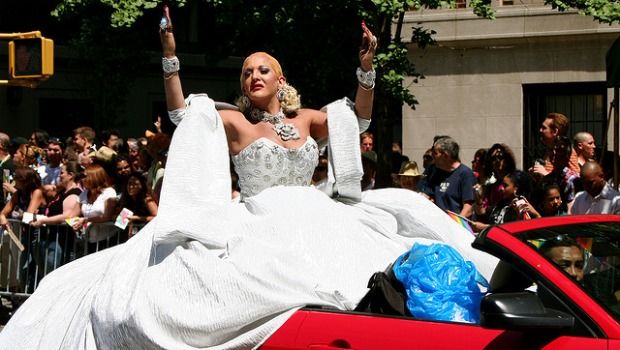Beauty and glamour at the GLBT Pride Parade in 2010