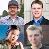 Project 440 Winners: (clockwise from top left) Alex Mincek, Clint Needham, Andrew Norman, Cynthia Wong