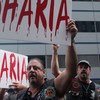 Many of the protesters claimed a connection between the proposed Islamic center and the imposition of sharia law on Americans.