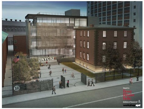 A rendering of the new Brooklyn Navy Yard museum.