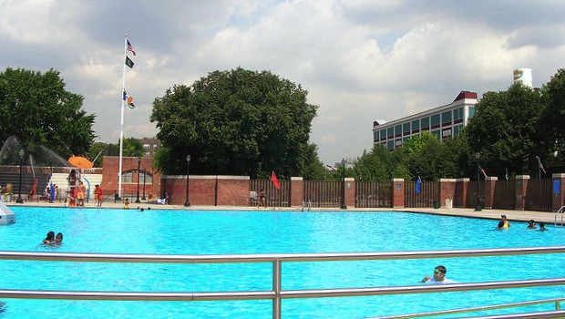 Red Hook Pool and its surrounding facilities offer visitors a chance to make the most of the long summer months.