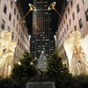 The Rockefeller Center Christmas Tree is lit November 30, 2011 in New York.