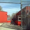More than 100 teachers accused of incompetence and misconduct have been temporarily reassigned to these trailers outside George Washington High School, called rubber rooms. 
