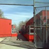 More than 100 teachers accused of incompetence and misconduct have been temporarily reassigned to these trailers outside George Washington High School.