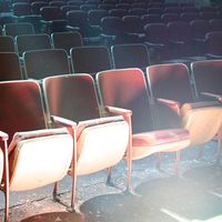 empty seats in a theater