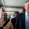 WNYC Bob Hennelly attempted to chase Gov. George Pataki for an interview.  