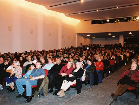 The audience at the live event. 