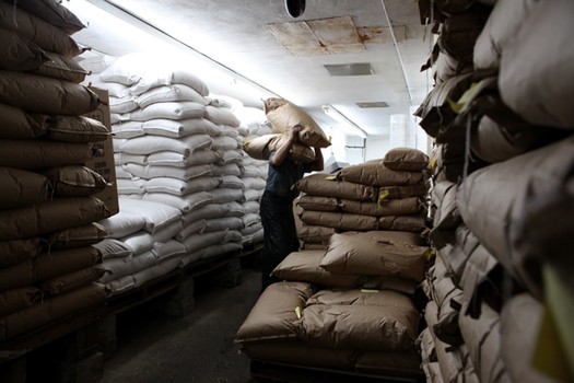 When the shop opened in 1933 at 41 Mott Street, near Pell Street they were equipped with 10 bags of soybeans. Now they process about 2,400 pounds a day.