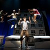 Reeve Carney as Peter Parker and ensemble rehearsing “Bullying By Numbers”, from 'Spider-Man: Turn Off the Dark.
