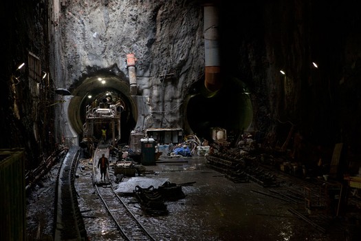 2nd Ave. subway tunnel.