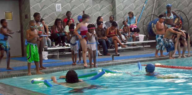 Swimming classes at Newark YMCA