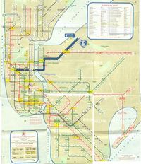 1964 NYC Subway Map