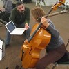 Cellist Laura McLellan made a rare appearance with Chanticleer last week when bass Eric Alatorre fell ill. 