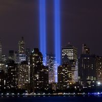 World Trade Center, WTC memorial lights
