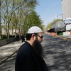Ahmad Afzali, an imam from Queens walks to Brooklyn federal court for tipping off confessed terror plotter Najibullah Zazi. 
