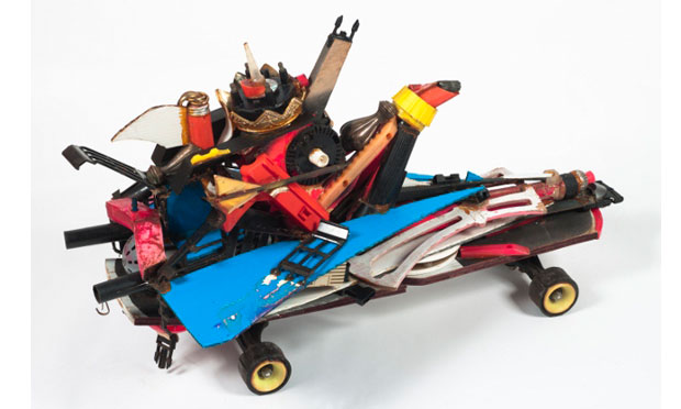 Rarely-seen works by Rammellzee, the fabled New York City graffitist, sculptor, hip-hop MC and performance artist who passed away in 2010 can be seen at the newly opened Suzanne Geiss gallery in SoHo.