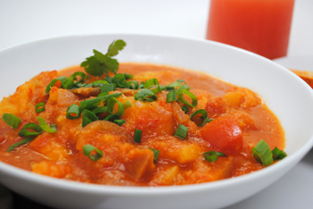 Yetunde's Yam Porridge. Courtesy of Feet in Two Worlds