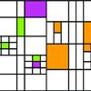 A javascript rendering of Piet Mondrian’s artwork, generated by the website Vart  