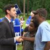 Democrat Jon Ossoff greets supporters in Georgia's historically-Republican 6th Congressional District.