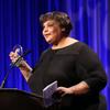 Roxane Gay accepts her Freedom to Write Award at the PEN Center USA's 25th Annual Literacy Awards Festival at the Beverly Wilshire Hotel on Monday, Nov. 16, 2015, in Beverly Hills, Calif.