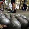 The French game Petanque can be played in Bryant Park, one of the summer treats in the city.