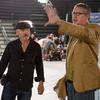 Cinematographer Barry Ackroyd and Director Adam McKay on the set of “The Big Short”