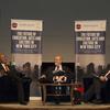 Bill Thompson, Leonard Lopate, Kurt Andersen  at the One Percent for Culture Mayoral Forum, July 30, 2013