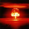 A nuclear weapons test on Bikini Atoll