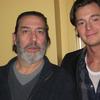 Ciaran Hinds and Benjamin Walker at WNYC February 7, 2013. 