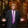 Host Donald Trump during the 'Saturday Night Live' monologue on April 3, 2004