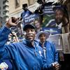Musi Maimane, Gauteng Province Premier Candidate for the Democratic Alliance, S. Africa's main opposition party, during a protest against corruption and unemployment on April 23, 2014, Johannesburg..