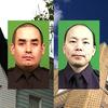 Officers Rafael Ramos and Wenjian Liu who died in December 2014, and the streets named after them in Cypress Hills, and Gravesend, Brooklyn.