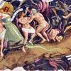 Orcagna, Triumph of Death, Santa Croce, Florence, detail