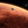 An artist's concept of NASA's Mars Science Laboratory spacecraft approaching Mars. 