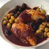 Rozanne Gold's Chicken with Roasted Grapes & Grape Demi-Glace