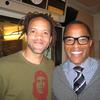 Savion Glover and guest host Jonathan Capehart at WNYC's studios June 26, 2013.