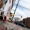 Corner of Church Ave and 55th St. where a vigil for Kimani Gray is being held in East Flatbush, Brooklyn.