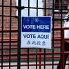 Voting in primary election in Crown Heights, Brooklyn, 2013.