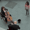 A street performance in Sabadell, Spain.